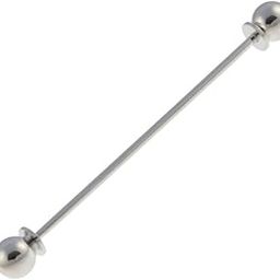 Hermesiel Silver Barbell Collar Pin � Stylish Metal Collar Bar for Men-picture-16