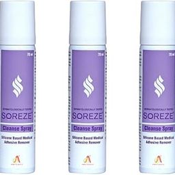 Soreze Cleanse Medical Adhesive Remover Spray | Pack of 3 | 210ml-image-30