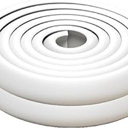 Safe-O-Kid® (Set of 2), Soft Cushioned 6.4 Ft / 2 Mtr Medium Edge Guards with Strong 3M Adhesive, Safety for Sharp Edges for Babies- White-image-1