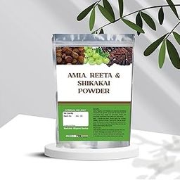 100% Pure Natural Amla, Reetha, Shikakai powder for Makes the Hair Soft and Shiny Natural Hair Cleanser Hair Regrowth-image-93