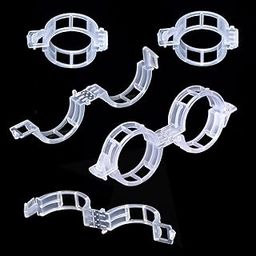 120Pcs Plant Support Clips, Plastic Trellis Plant Support Clips for Support, Garden Clips, Grape Vine, Tomato Vegetables Trellis Clips, Garden Clips to Grow Upright Makes Plants Healthier-image-23