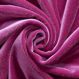 Unstitched Premium Velvet Fabric Piece Decorative Cloth Material for Wedding Dress, Blouse, Curtains-image-38