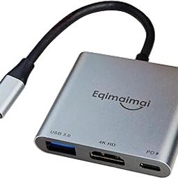 eqimaimai USB to HDMI Adapter USB C Multiport USB C Digital AV Converter with 4K HDMI Adapter + USB Hub for Laptop and MacBook (HD 4K@30HZ)-image-90