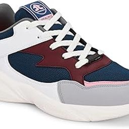 Men's Roger Running Shoe, Teal/White/Maroon, 6 UK-picture-16