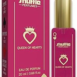 SHUFFLE PERFUMES Queen of Hearts Eau De Perfum with Jasmine, Iris, Velvet, Sandalwood & Rosewood | Premium Natural Long Lasting Perfume for Women - 20ml-image-28
