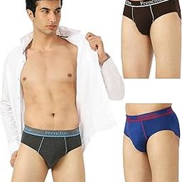 Pro Men's Cotton Brief, Solid Breathable Underwear for Men with Ultrasoft Waistband-picture-48