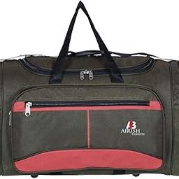 Lightweight Heavy Duty Fabric Travel Luggage Duffel Bag (Green,50 litres) 22Inch-image-18