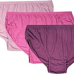 Women's Cotton Hipster Innerwear Floral Plain Panties, Assorted Briefs with Elastic Inner Wear(Pack of 3; Colours May Vary)-picture-6