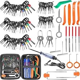 Terminal Removal Tool Kit 96 Pcs Depinning Tool Electrical Connector Pin Removal Tool Kit Pin Extractor Tool Set Wire Terminal Release Tool for Automotive Car Household Devices-image-2