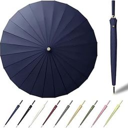 Luxury Look premium Long And Big Size rain and sunlight protection Umbrella | UV Protection Rain Stick Umbrellas for Men Women | 24 Rib Automatic Open/Close Umbrella-image-2