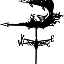 bnf® Stainless Steel Weathervane Weather Vane Yard Garden Barn Ornament Salmon | Yard, Garden & Outdoor Living | Garden Decor | Weathervanes-image-68