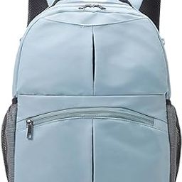 MERISHOPP Baby Diaper Bag with Side Pockets Waterproof Dry and Wet Separation Tote Blue-image-38