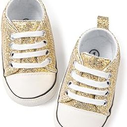 6 to 12 Months Baby Boys & Girls Canvas Shoes,Infant Non Slip Soft Sole Printed Slip On Closure Loafer,Unisex Casual Sneaker BT4245-image-57
