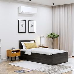 Bniture Modern Beds for Bedroom || Beds with Designer Headboard || Engineered Wood Bed with Storage (Flower Wenge, Single) (H- 80 CM x L- 186.5 CM x W- 95 CM)-image-70