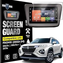 Gear Guard Screen Protector For Maruti Suzuki Fronx Car Accessories 7"inch Infotainment System Protection Film - Clear-30