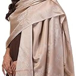 Women’s Beautiful Reversible Acrylic Shawl/Stole with Rose pattern, Soft and Smooth Feel, Winter Wrap for ladies, Large Size-picture-1
