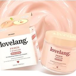lovelang Peach + Biotin Hair Mask | Deep Nourishment for Hair Fall & Thinning | Thickens, Fortifies & Softens | 120ml | Peach Scented | For All Hair Types-image-12