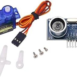 Electronic Spices SG90 Micro Digital Servo Motor 9G with HC-SR04 Ultrasonic Sensor Distance Module-25