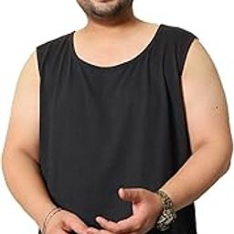 Plus Size Men's Regular Fit Solid Innerwear Vest-image-19
