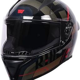 ROYAL ENFIELD Roadster Full FACE GEO CAMO Helmet|ISI & DOT Certified|Scratch Resistant Visor|High Impact ABS Shell|High Density EPS Liner|3 Intake Ports & 2 Exhaust|Micrometric Lock Brown (M) 58 CM-picture-22