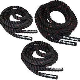 SGT KNOTS - Twisted Battle Rope - Workout Rope Heavy - Weighted Exercise Rope - Strength Training Rope - Fitness Rope for Crossfit, Battling, Work Outs, Climbing, The Gym-picture-13