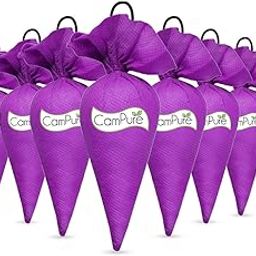 CamPure Camphor Cone (Lavender) Pack of 8-100% Organic | Air Freshener for Car, Wardrobe, Office Cabin's, Drawers, Travel Bag & Bathroom-image-8
