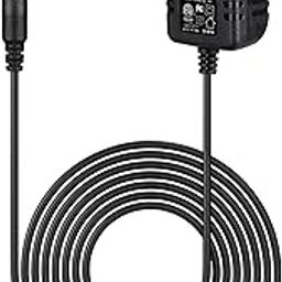 15W Power Cord Adapter for Echo Spot Smart Clock & Pop Smart Speaker - Black Wall Charger Plug Long Cable, 5ft-image-0