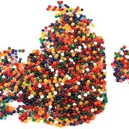 YTM Art Craft Kits Colorful Water Bead Polymer Crystal Rainbow Mix Jelly Ball Soil Rubber Water Beads (Multicolour, 15 g)-image-60