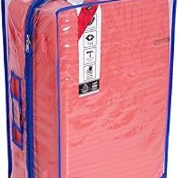 Transparent PVC Dust Proof & Scratch-Resistant Heavy Duty Protective Zipper 24 Inch Cover for Luggage Suitcase & Trolley Bags (Blue)-image-37