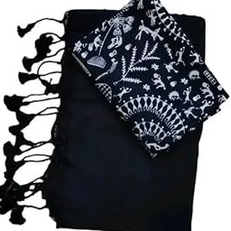 Smriti's Pure Cotton Saree With Running Kalamkari Blouse Piece16-image-94