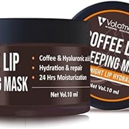 Volamena Coffee Lip Sleeping mask I Repairs chapped lips & also reduces pigmentation, 10 ml-image-11
