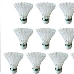 Kamachi Badminton Feather Shuttlecock 9006-1, White Feather; 10 Pcs-image-45
