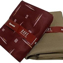 Men's Print Shirt and Trouser Unstitched Fabric Set -Gift Pack (Multicolour_Free Size)-picture-21