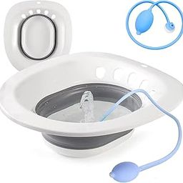 Ladiosa Sitz Bath Tub for Adult,Sitz Bath Tub,Portable Bath Tub for Adults,Sitz Bath,Foldable Bath Tub for Adults,Piles,Postpartum Essentials,Sitz Bath,Sitz Bath Tub,Sitz Bath Tub for Adult,White-23