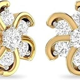 The Aquila 18Kt Yellow Gold & Diamond Earring For Women-image-13