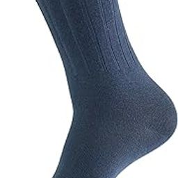 7105 Men's Blended Modal Stretch Crew Length Thermal Socks With Stay Fresh Treatment-image-62