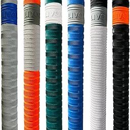 LIVOX Thunderblade, Dynamic And Bracelet Texture Cricket Bat Handle Grips pack of 6 Super Tacky-image-1