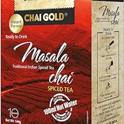 Geebees Chai Gold Instant Premix Masala Tea Sweetened - 140 Grams-10