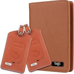 tag8 Dolphin Smart Passport Case (Tan) & Dolphin Smart Bag Tracker (Tan)-23