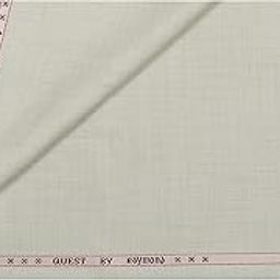 0-Degree Men's Viscose Unstitched 1.5 m Cream Trouser with Wallet (Free Size)-picture-20