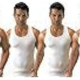 Crystal Rib Vest Men's 100% Cotton White Vests (Pack of 4)-image-30