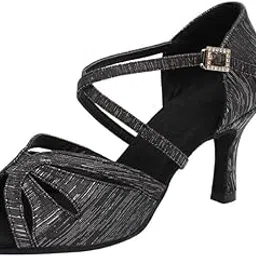 ftk Women's Dance Sandal Soft Bottom Mid-Heel Girls' Heeled Sandal-picture-38