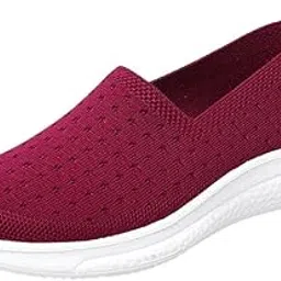 yashidun Women's Woven Cloth Shoes Soft Sole Slip-On Single Footwear For Middle-Aged-picture-24
