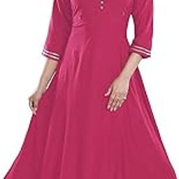 Plain Anarkali Style Maternity Baby Feeding Cotton Kurtis for Women-image-91