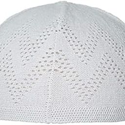 Kufi Hat for Men, Islamic Muslim Prayer Cap, Breathable Cotton Skull Cap, Traditional Taqiyah Takke, Crochet Cap-image-70