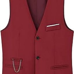 Men's Vest Formal Dress Business Slim Fit Sleeveless Vest Waistcoat-picture-47