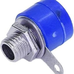 Banana Binding Post, Convenient Nickel Plated Brass Connector Terminals Wear Resistant Multi Functional for Industrial Equipment(Blue)-11