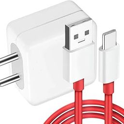 QsmQam Warp Charger Compatible with Oneplus | Dash/Supervooc/Warp Adapter with Type C Dash Cable Compatible for Oneplus 13/13R/12/12R/11/11R/10/10 Pro/9/9 Pro/ 9R/ 8/ 8T/7/Nord/CE 3 & Other Devices-image-11