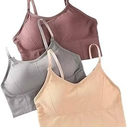 Cotton Blend Wire Free Lightly Padded Full Coverage Sports Bra for Girls (Multicolor, 17-20 Years) (Pack of 3)-image-88