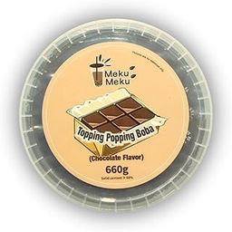 Meku Meku Popping Boba Delicious Chocolate Flavour Juice 660g (Imported)-image-97